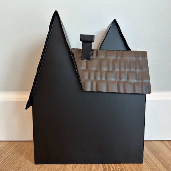 10" Lit Metal Black Halloween House - Hyde & EEK! - Picture 13 of 14